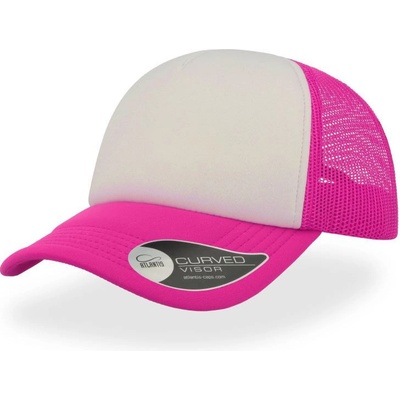 Atlantis Headwear Rapper 5 panelová síťovaná COT-332070t2299 Fuchsia fluorescent