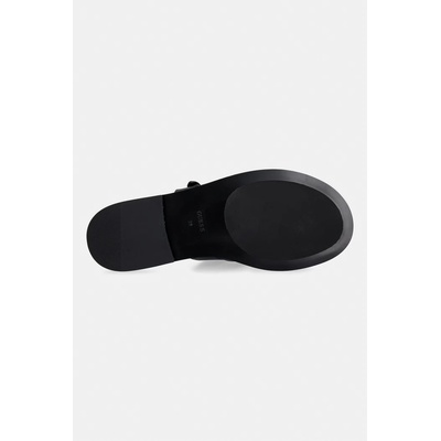 Guess чехли дамски кожени GRAYDEN (FLJGRY.LEA03.BLACK)