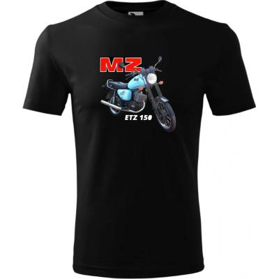 Tričko MZ ETZ 150 čierna