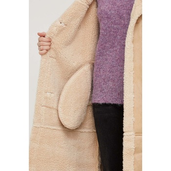 ANSWEAR Палто Answear. LAB в бежово преходен модел с уголемена кройка (8621.FKK)