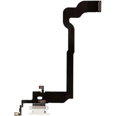 AppleKing nabíjecí a audio flex konektor pro iPhone X - bílý