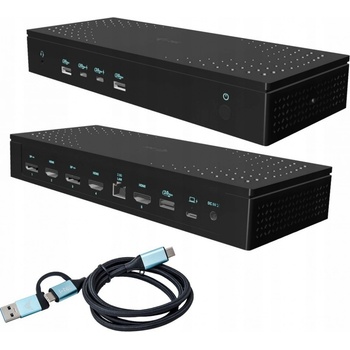 i-Tec Universal 5x 4K/60Hz Display Docking Station + Power Delivery 100W CA5MONITORDOCKPD