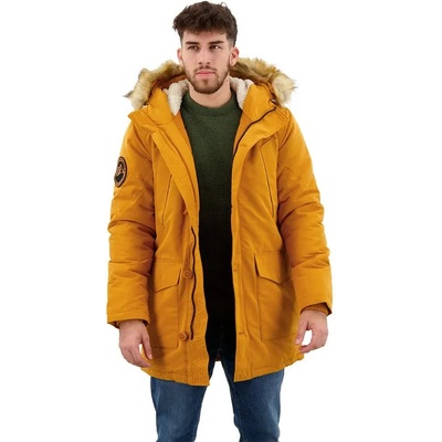 SUPERDRY Анорак Superdry Everest Faux Fur parka - Yellow (Mustard Yellow)