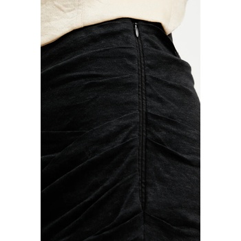 Pinko Ленена пола Pinko в черно къса с кройка тип молив 104835 A2GF (104835.A2GF)