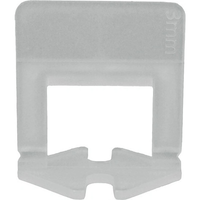 TOPTRADE spona, vyrovnávacia, záchytná, hr. 3 mm, vyrovnávacie výška 3 - 12 mm / 100 ks