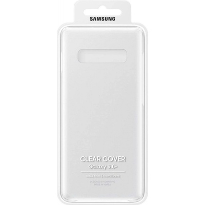 Samsung Оригинален гръб Clear case за Samsung Galaxy S10 Plus - Прозрачен