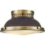 Elstead Lighting Hinkley HK-AMELIA-F-M-RB - Плафон AMELIA 2xE27/40W/230V черен/бронзов (ED0677)