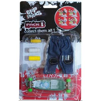 Комплект играчки за пръсти Grip&Trick - Long Board, тюркоаз (GT-F-LBP-AQUA)