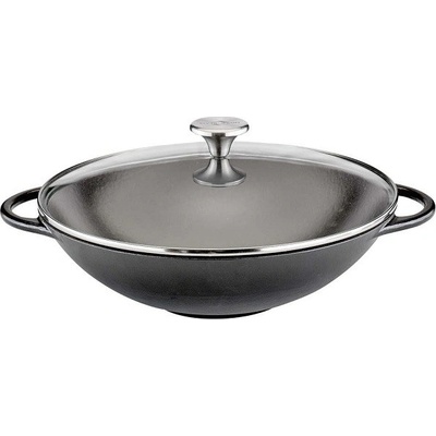 Küchenprofi Wok s poklicí černý Provence 30 cm