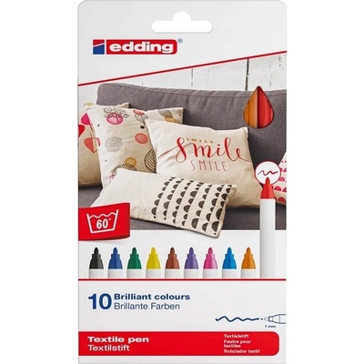 Edding na textil 4600 10 farieb