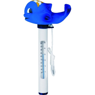 Sparkly POOL Bazénový teploměr plovoucí s plovákem velryba