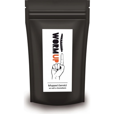 Worm Up Křupaví červíci se solí a česnekem 20 g