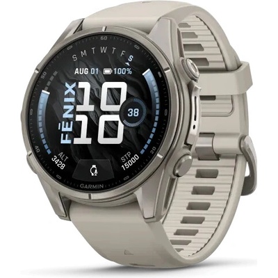 Garmin fenix 9 - 43mm, AMOLED, Sapphire, Titanium, Fog Gray band 010-04761-01