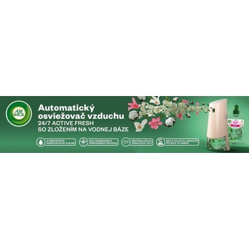 Air Wick Active Fresh náplň do difuzéra na vodnej báze jazmínovej kvety 228 ml