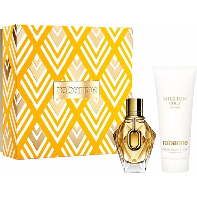 Rabanne Million Gold Rabanne Million Gold For Her EDP plnitelný flakon 50 ml + tělové mléko 100 ml