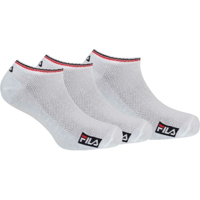 Fila ponožky 3-pack Bamboo Invisible White