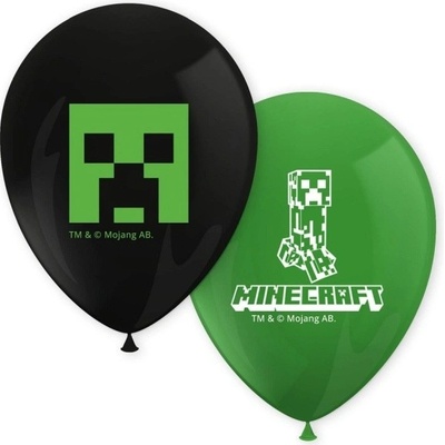 Procos Balóniky latexové Minecraft 28 cm