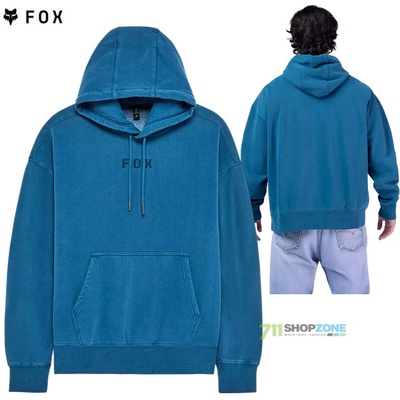 Fox Wordmark Oversized hoodie twilight blue