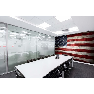 DIMEX ART Самозалепваща се флизелинова фототапета винтидж американско знаме 375 x 250 см