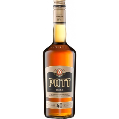Pott Rum 40% 1 l (holá láhev)