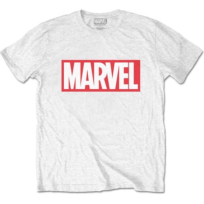 Marvel tričko Marvel Box Logo biele