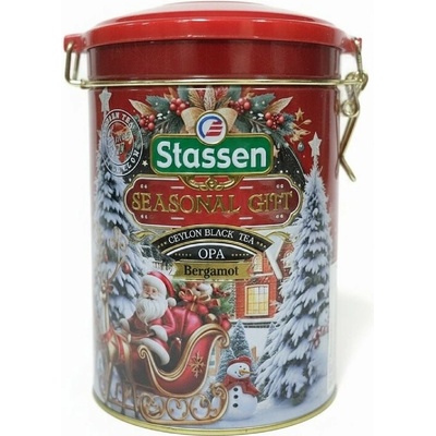 Stassen Černý čaj Stassen Seasonal Gift Bergamot Black Tea plech 300 g
