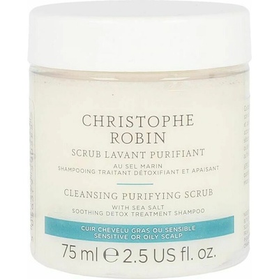 Christophe Robin Cleansing Purifying Scrub with Sea Salt šampon 75 ml