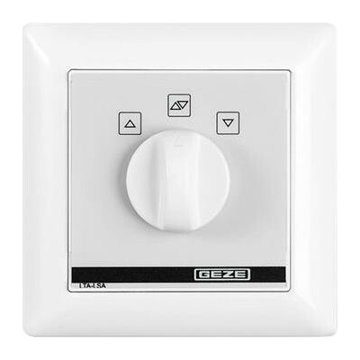 GEZE ovládací tlačítko/přepínač ventilace k E 212 R1 230 V plast bílá