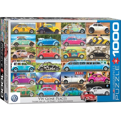 EUROGRAPHICS - Puzzle VW Gone Places - 1 000 piese