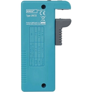 Emos UNI D3 N0322 tester baterií