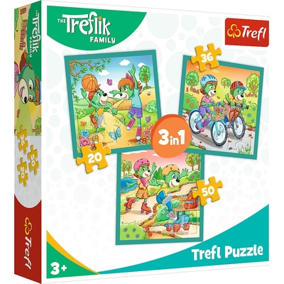 Trefl Seznamte se s Treflíky 3v1 20,36,50 dílků