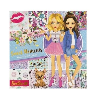 Grafix Блок дизайнерска хартия Sweet Moments, 20 листа (140005 x 1)