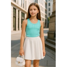 Dievčenský crop top Bembi biela