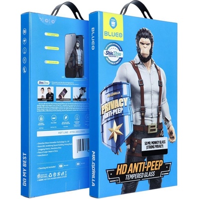 Blueo Privacy протектор за Samsung Galaxy S25 Ultra black Mr. Monkey (5903396349553)