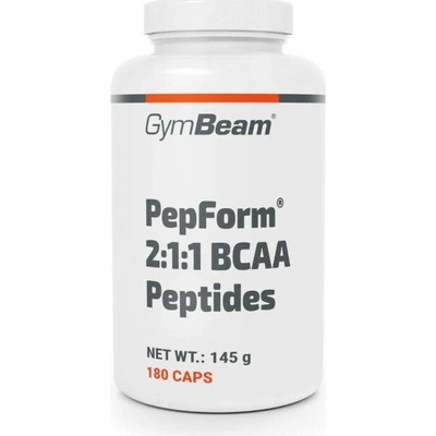 GymBeam PepForm BCAA 2:1:1 Peptides 180 kapslí