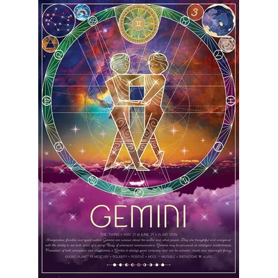 Cobble Hill - Puzzle Zodiac: Gemini - 500 piese