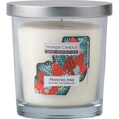 Yankee Candle Vonná svíčka ve skle Home Inspiration Frosted Pine, 200 g