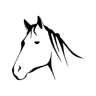Hlava koně plastová šablona 064K D 29x29cm – Zboží Mobilmania