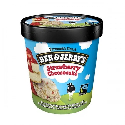 Ben & Jerry's Сладолед ягодов чийзкейк Ben&Jerry`s 465мл. 416гр