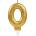 Amscan Свещ за рожден ден 0 - златна
