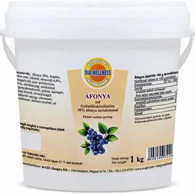 Dia Wellness Čučoriedkový džem 1 kg