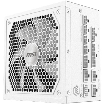 MSI MAG A1000GL Pcie5 1000W white 80 PLUS Gold