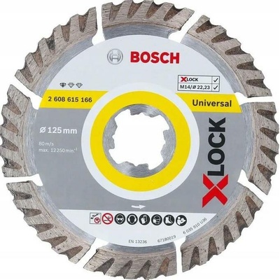 Bosch Diamantový kotouč pro betonu 125 x 22,23 mm/M14 X-LOCK