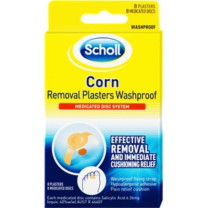 Scholl Пластири за премахване на мазоли със салицилова киселина, 4 бр (10474280)