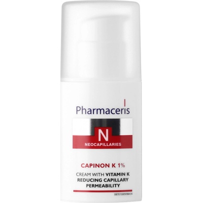 Pharmaceris N-Neocapillaries Capinion K 1% posilující krém na popraskané žilky pro urychlení regenerace (Cream with Vitamin K) 30 ml – Hledejceny.cz