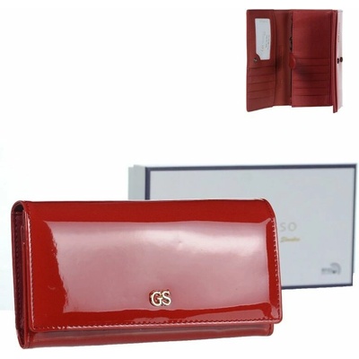 Grosso Dámska kožená peňaženka GS-PX26-JMP-dark red