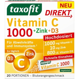 taxofit® Витамин c 1000 + цинк + d3 директ - 20 сашета