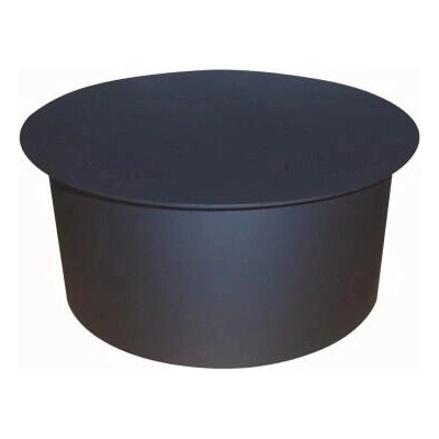 Dymové krycie viečko 150 mm čierne