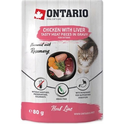 Ontario Kitten Herb kuře 80 g