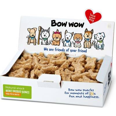 Mira Mar Bow Wow Mini kostičky natural prebio drůbeží a juka 900 g